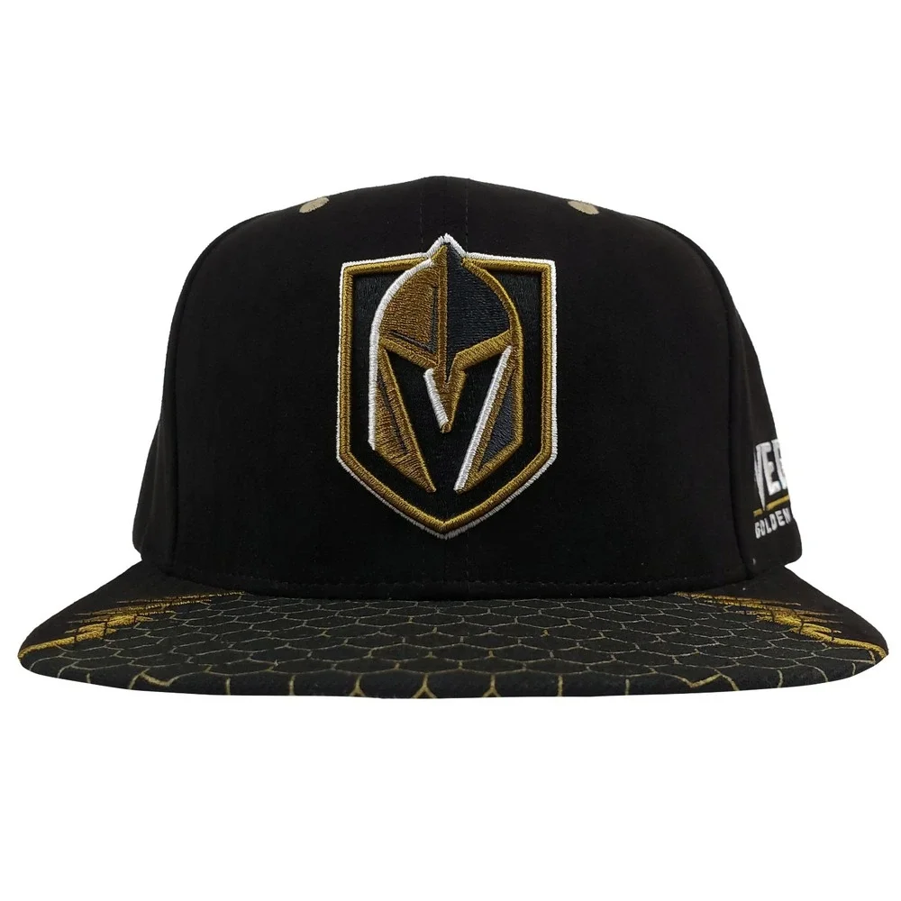 Las Vegas Golden Knights Mitchell & Ness NHL Snapback Hat Cap 3D Logo‎ New